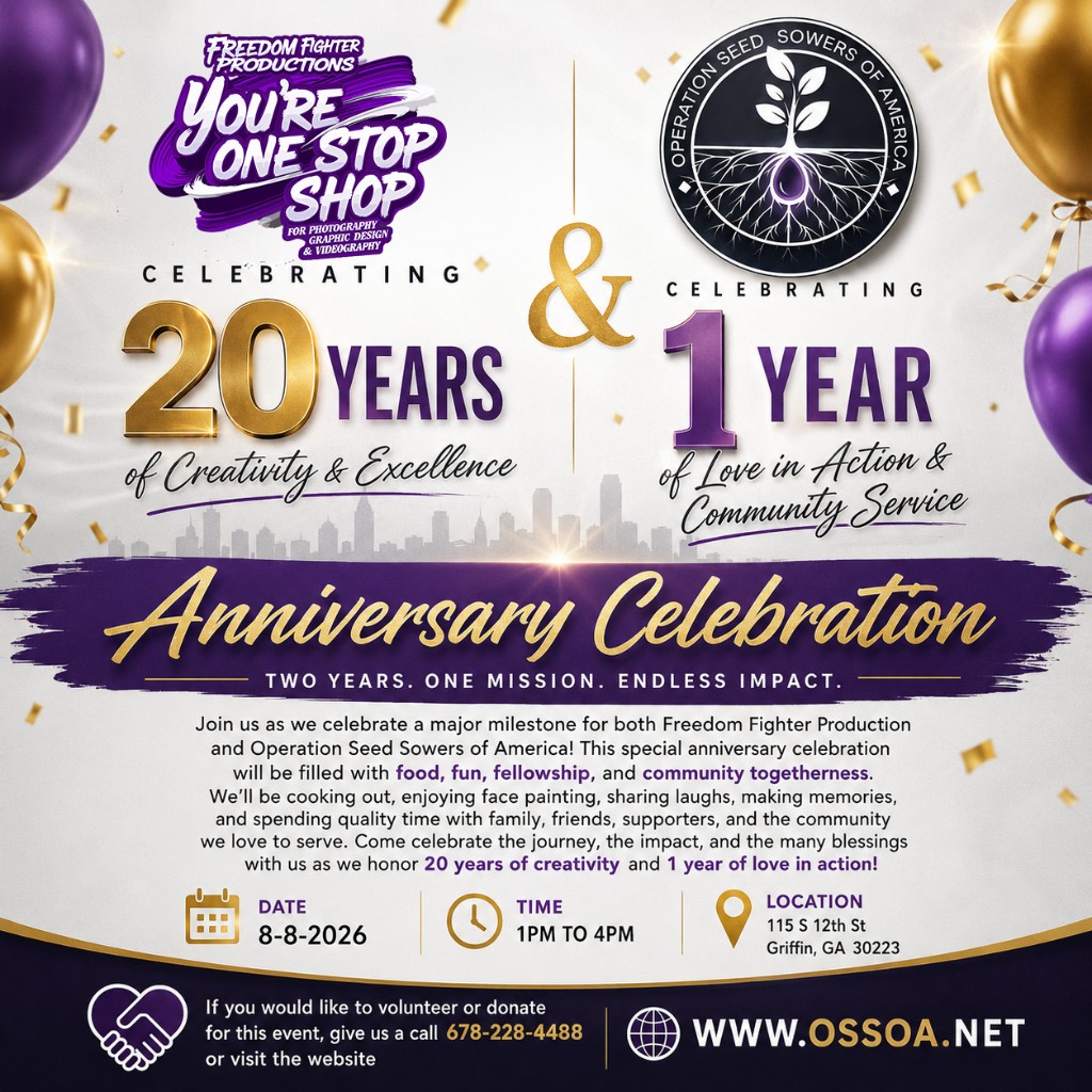 Anniversary Celebration flyer