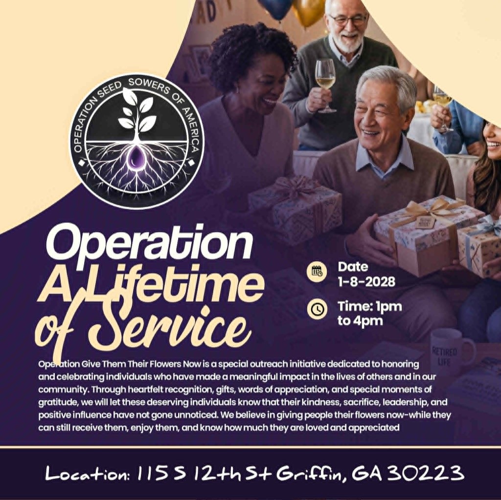 Operation A Lifetime of Service flyer