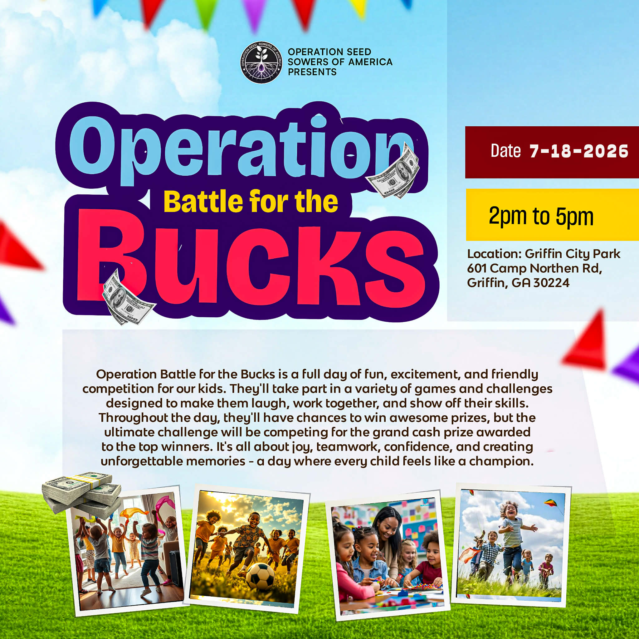 Operation: Battle for the Bucks flyer