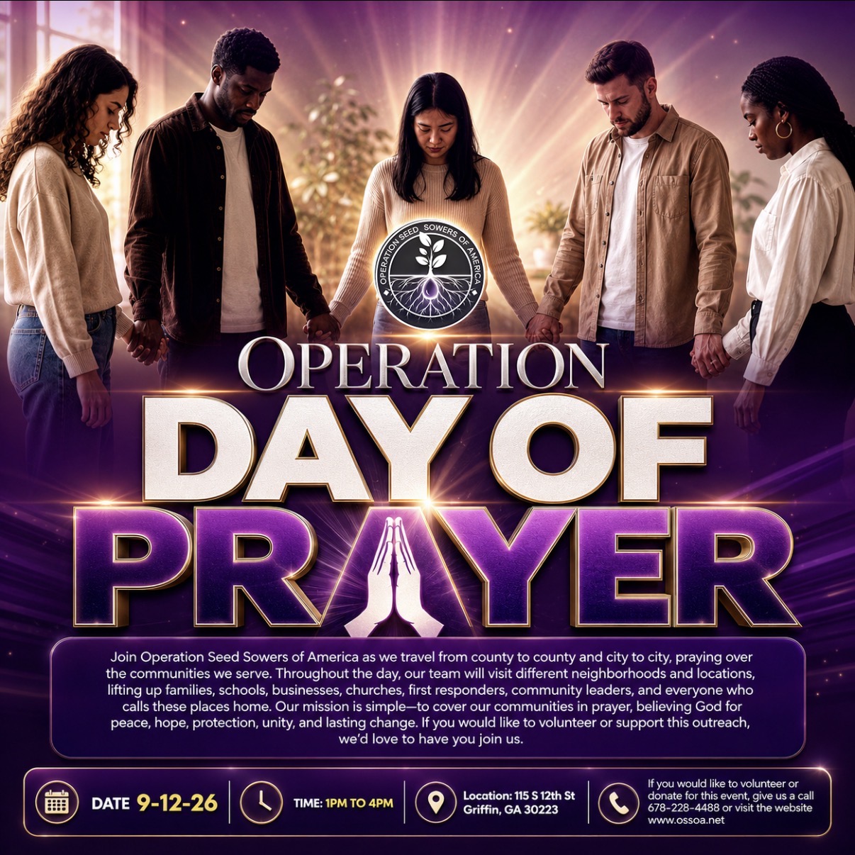 Operation Day of Prayer flyer