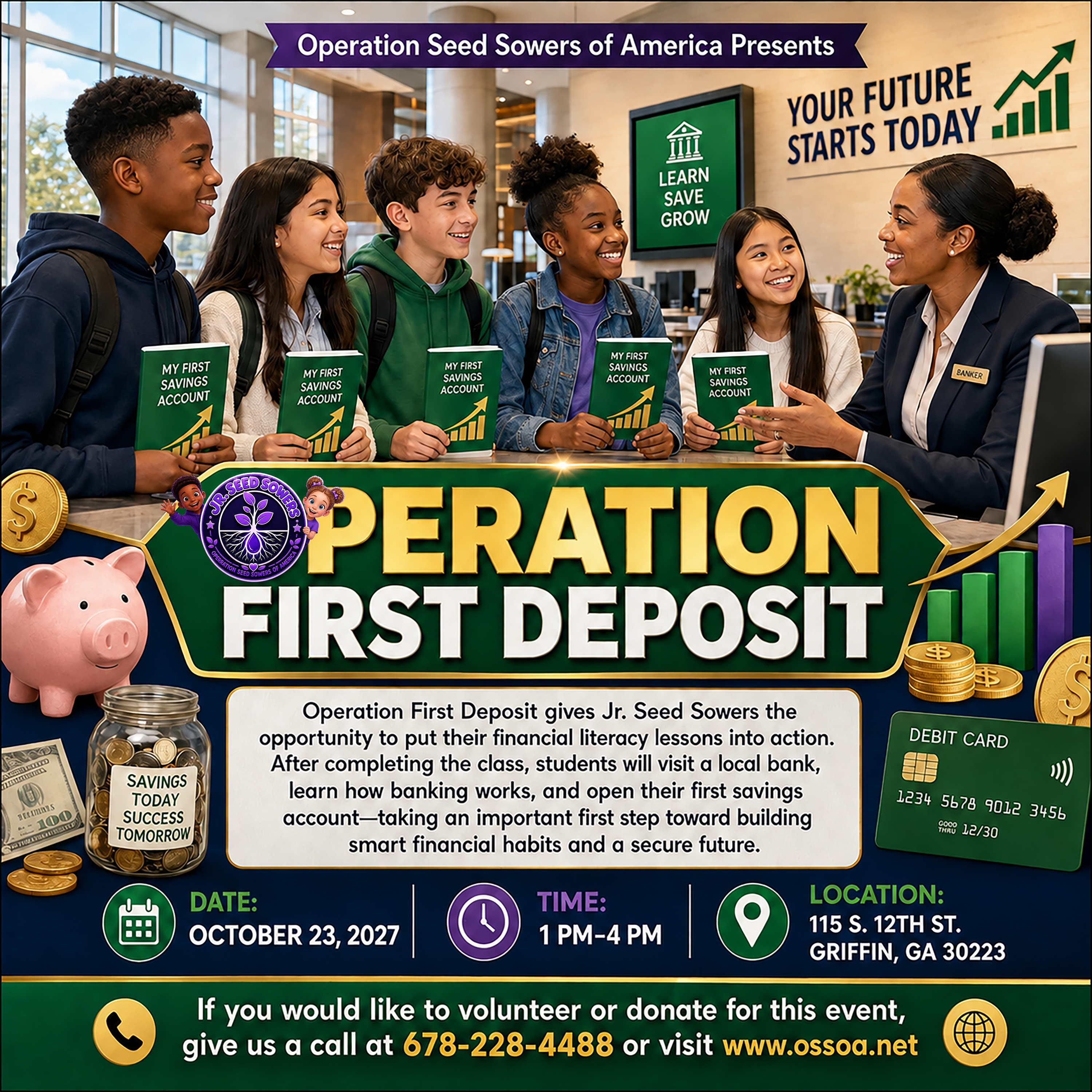 Operation First Deposit flyer