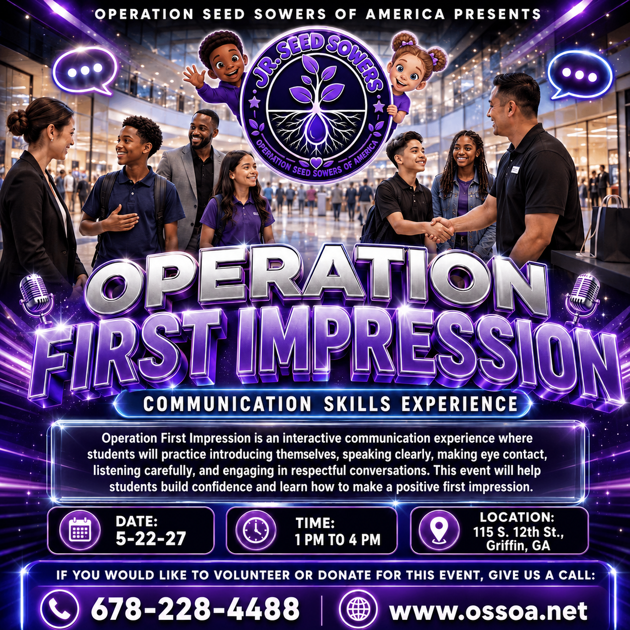Operation First Impression flyer