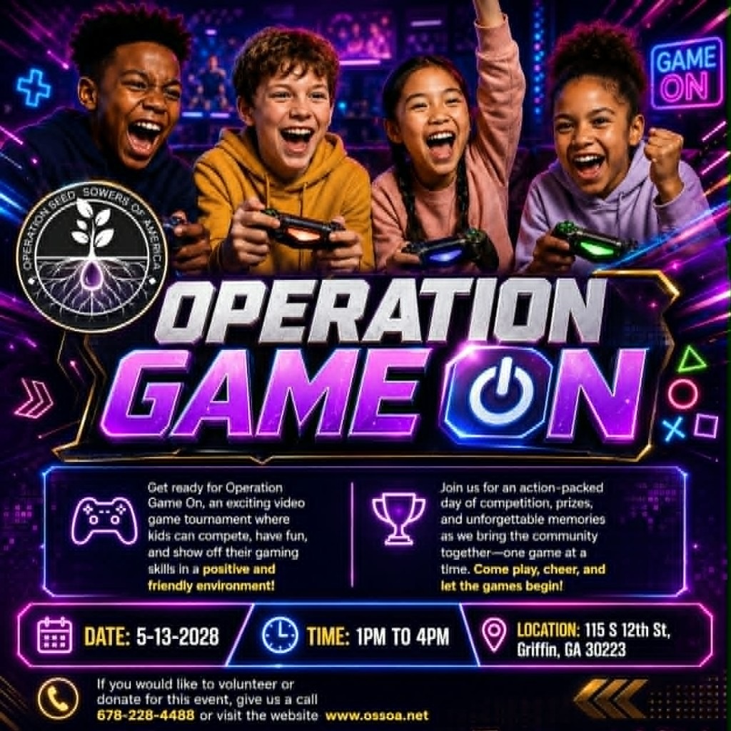 Operation Game On flyer