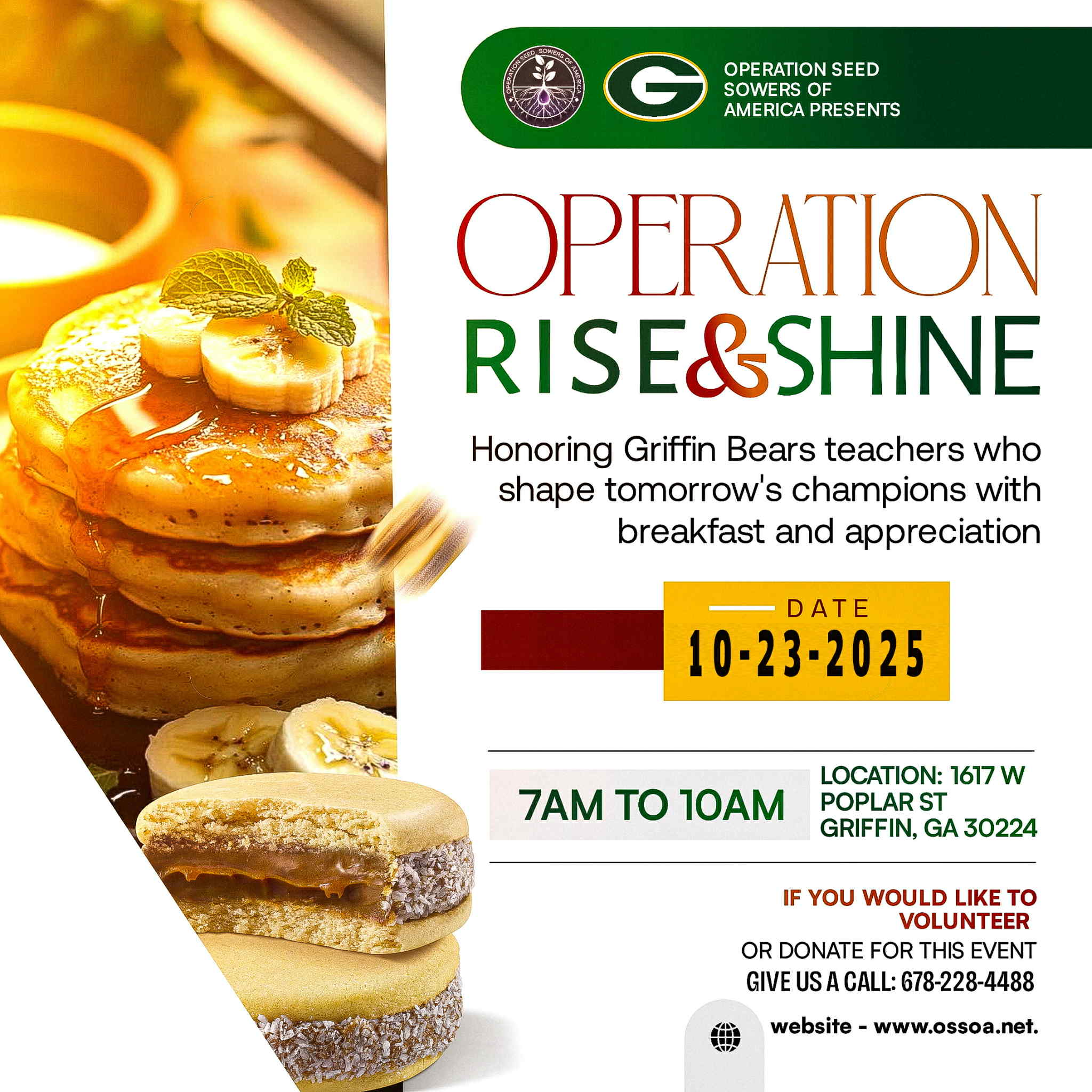 Operation: Rise & Shine flyer