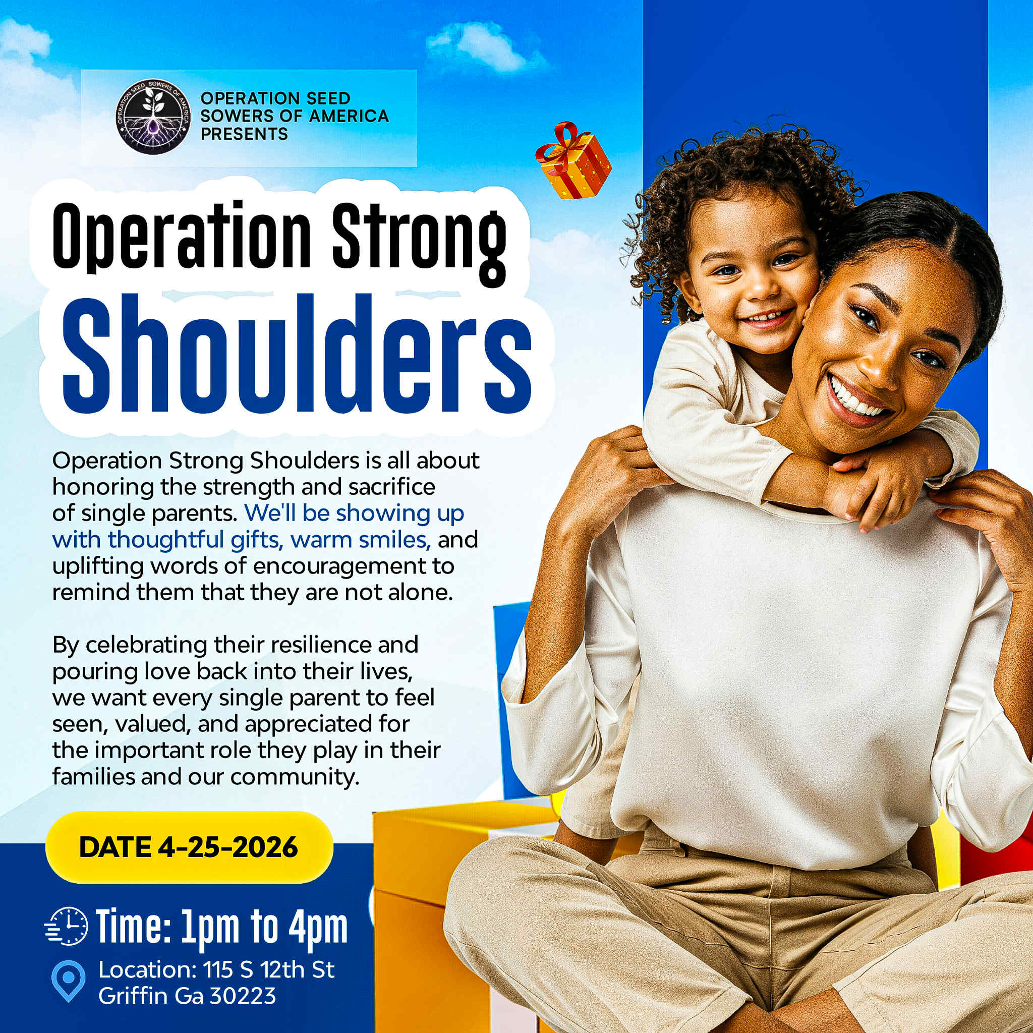 Operation: Strong Shoulders flyer