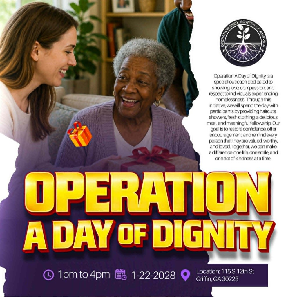 Operation A Day of Dignity flyer