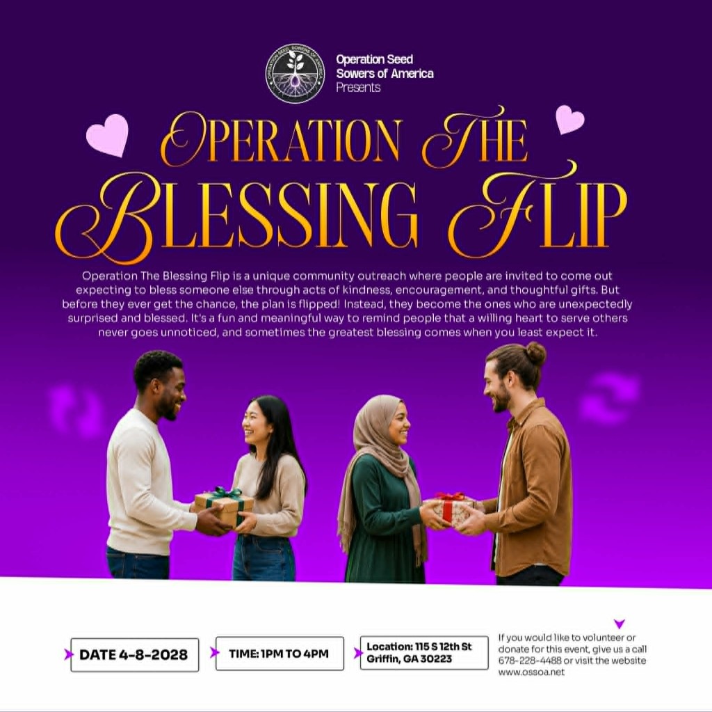 Operation The Blessing Flip flyer