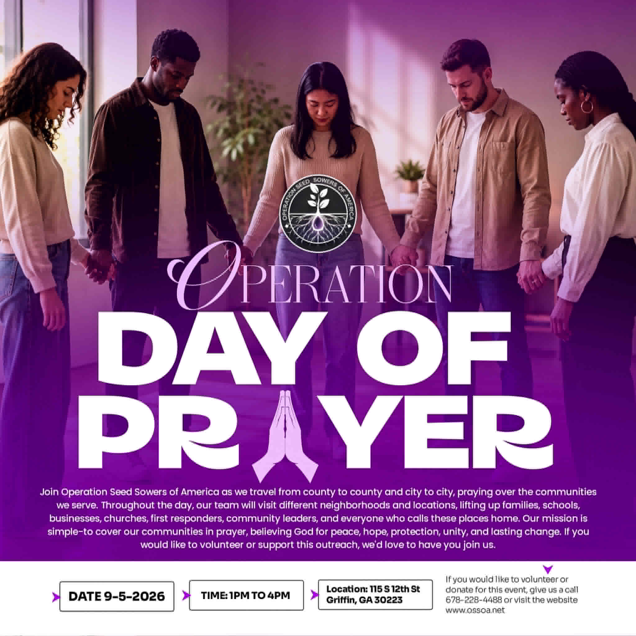Operation Day of Prayer flyer